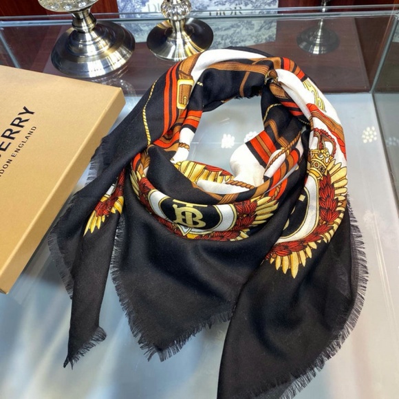 BURBERRY + NET SUSTAIN fringed checked cashmere scarf | NET  BURBERRY    scarf